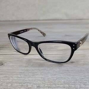 COACH NEW‎ YORK HC6082 5353 Black/Wild Beast Eyeglasses Frames 53-17-135